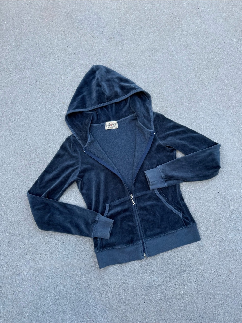 vintage juicy couture velour zip hoodie